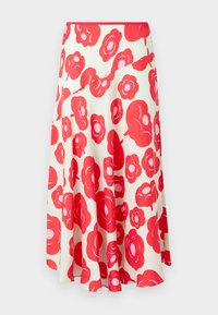 TANSSIT TUMMA - Μάξι φούστα - light turquoise/red/pink