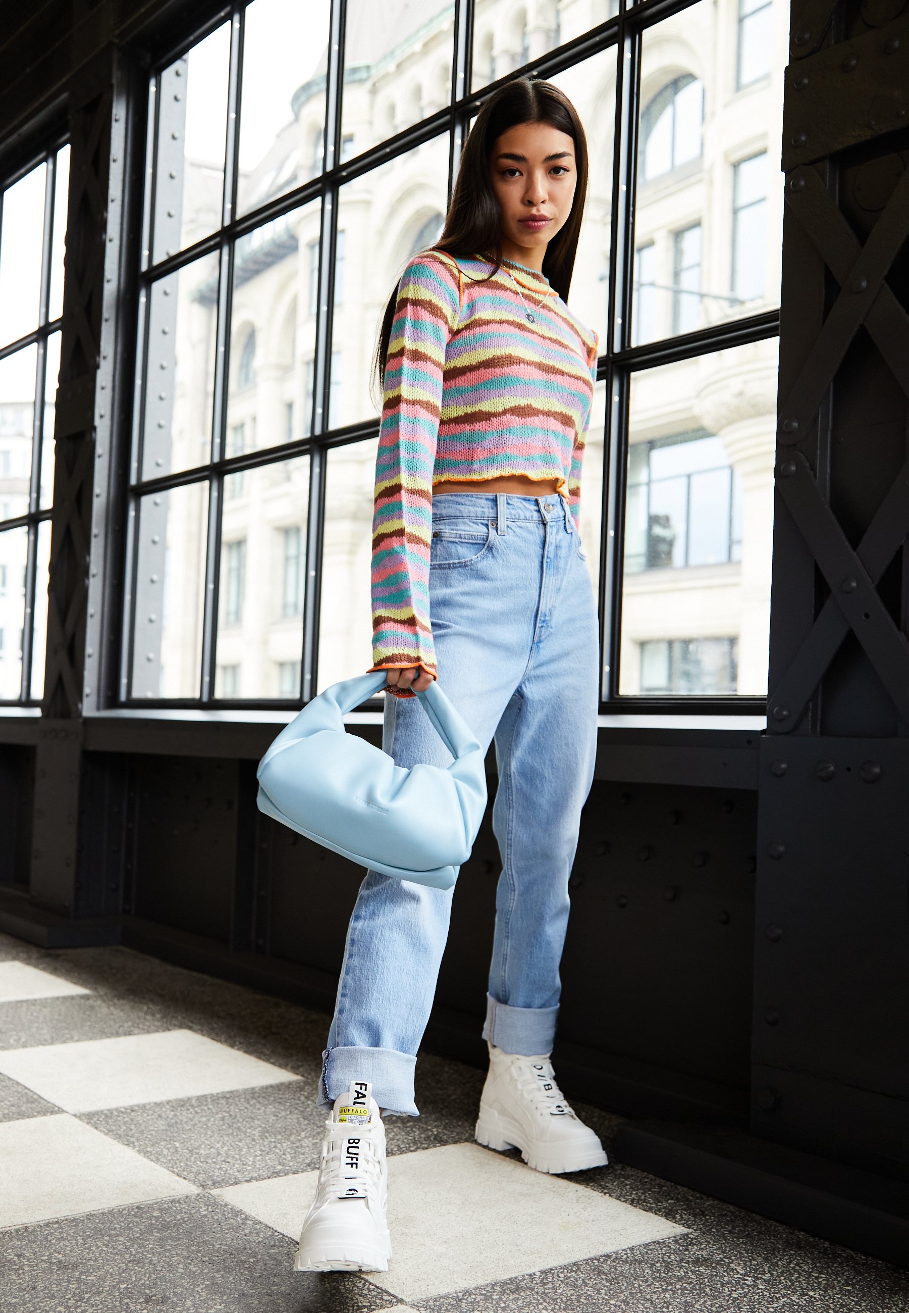 Buffalo VEGAN ASPHA MID - con plataforma - white/blanco Zalando.es