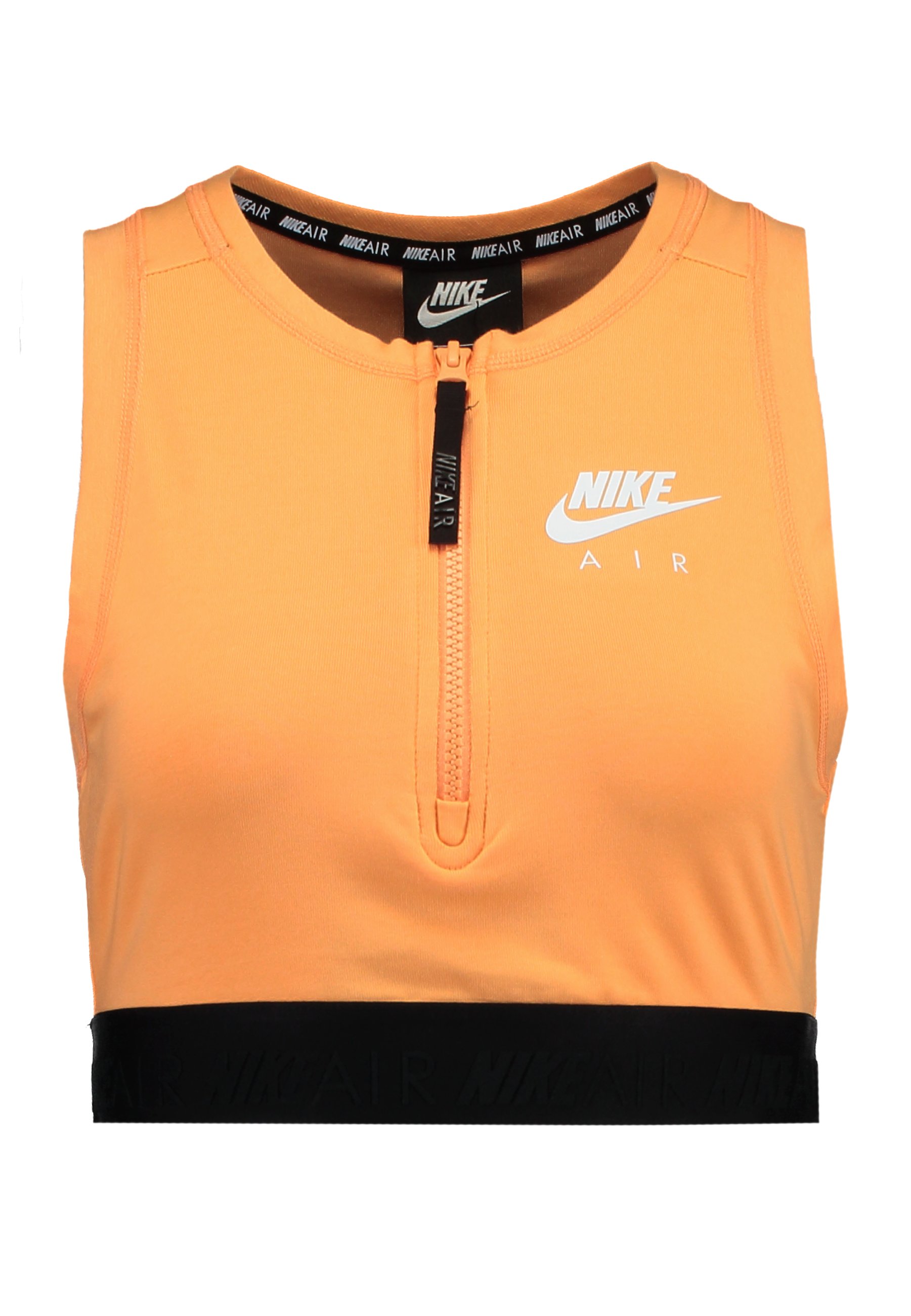orange nike crop top