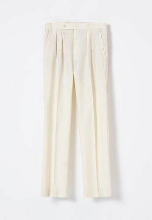 PuroEgo, PANTALÓN ALTO RELAXED FIT - Pantalones - blanco roto