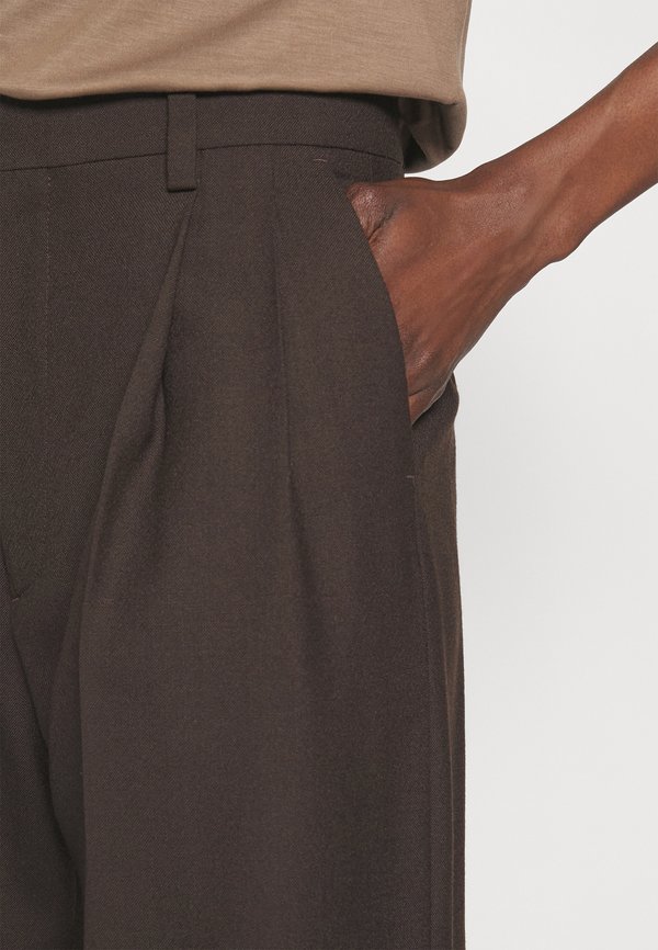 DARCEY TROUSERS - Trousers - dark choco2