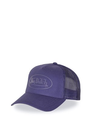 Von Dutch, CASQUETTE BASEBALL AVEC FILET ET ÉCUSSON EN RUBBER PRINT MODÈLE LOGO - Cap - violet