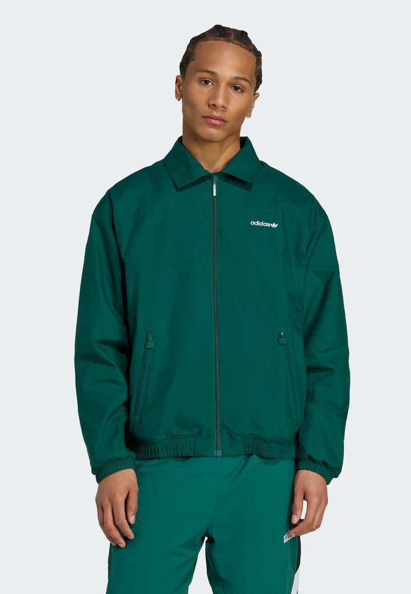 adidas Originals - BRUSHED - Summer jacket - collegiate green, Enlarge