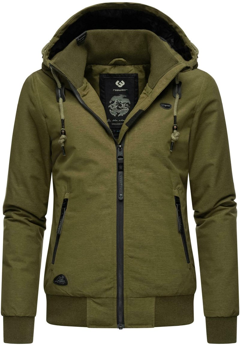 Ragwear - NUGGIE MELANGE - Chaqueta de invierno - light olive, Ampliar