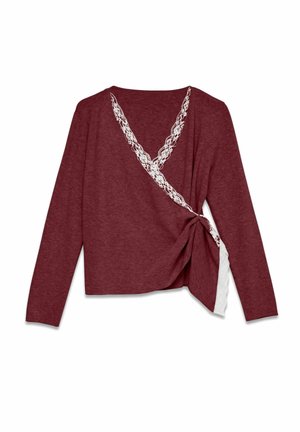Vero Moda, KNITTED TOP AWMYNTHE KNIT TOP - Gilet - tawny port