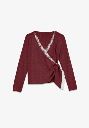 Vero Moda, KNITTED TOP AWMYNTHE KNIT TOP - Gilet - tawny port