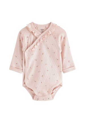 Lindex, LINDEX WRAP BODYSUIT LINDEX UNISEX - Body / Bodystocking - light pink