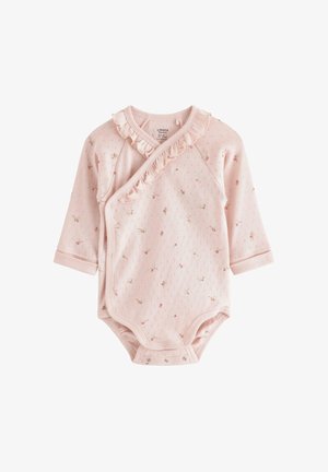 Lindex, LINDEX WRAP BODYSUIT LINDEX UNISEX - Body / Bodystocking - light pink