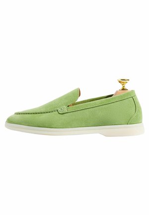 LUDOVICA - Chaussons - light green suede