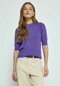 PEPPERCORN - TALA PUFF SLEEVE - T-paita - 7016 purple corallites Pienoiskuva 1