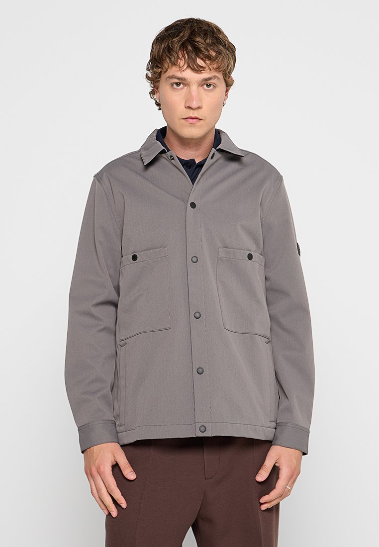 Barbour International Lichte jas grijs