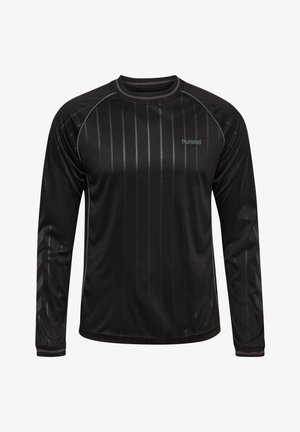 Hummel, HUMMEL HMLPITCH T-SHIRT L/S - Long sleeved top - black