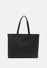 Calvin Klein Jeans SCULPTED SLIM TOTE - Shopping bag - black