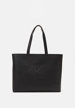 Calvin Klein Jeans SCULPTED SLIM TOTE - Shopping bag - black