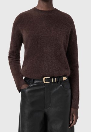 Strickpullover - dark brown