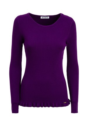 INFLUENCER RUCHED HEM - Pullover - purple