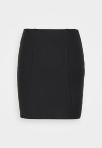 Noisy May NMKARLIE  A-SHAPE TWILL - Μίνι φούστα - black