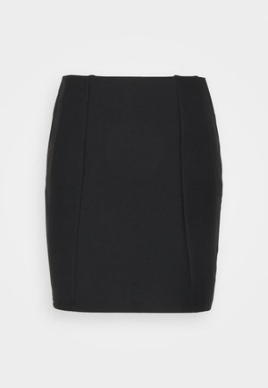 Noisy May, NMKARLIE  A-SHAPE TWILL - Μίνι φούστα - black