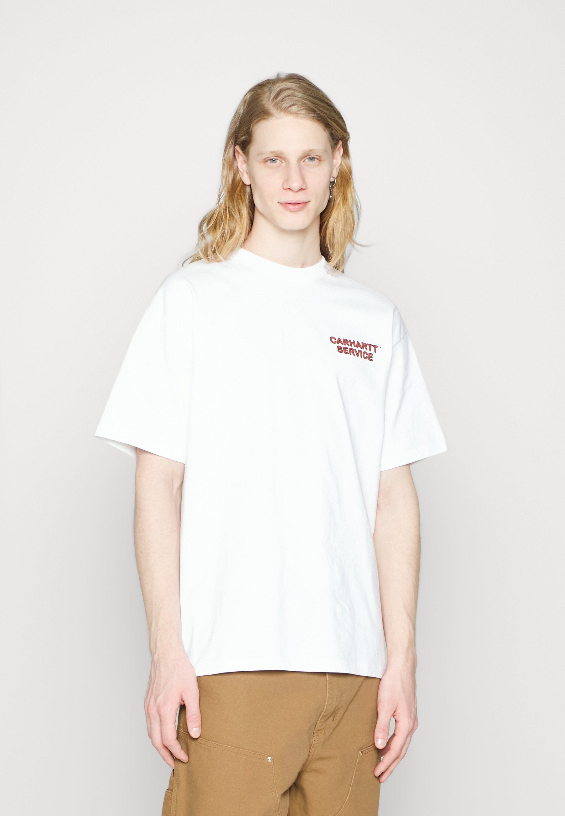 Carhartt WIP CAR REPAIR - Print T-shirt - white - Zalando.co.uk