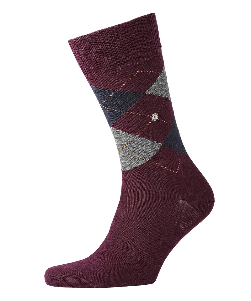 Burlington Edinburgh - Calcetines - pink/orange