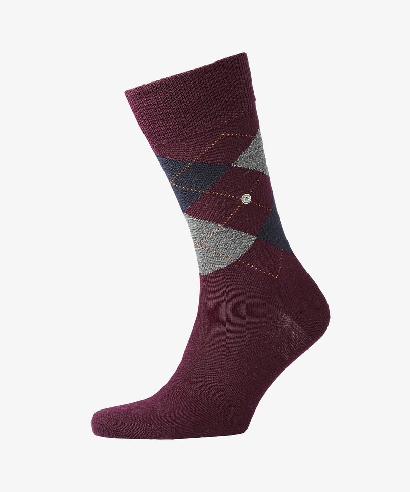 Burlington Edinburgh - Calcetines - pink/orange