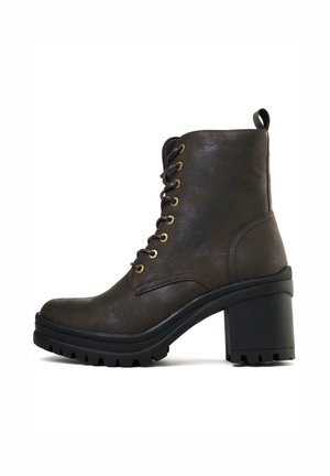 GUAVA - Platform ankle boots - brown