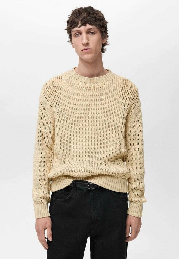 FOX - Strickpullover - beige