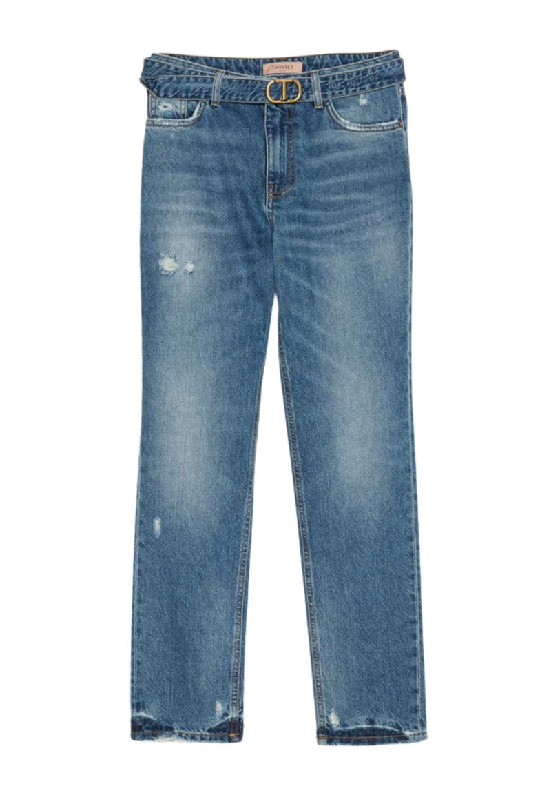 TWINSET Slim fit jeans blauw TWINSET Slim fit jeans blauw