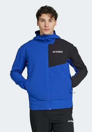 MULTI SOFTSHELL - Soft shell jacket - semi lucid blue   black
