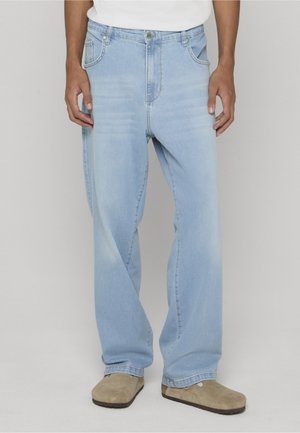 SOLID - Džíny Straight Fit - light blue stone