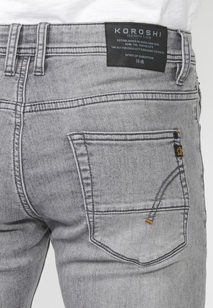Koroshi Kavbojke slim fit - denim gris grey denim