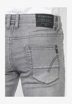 Koroshi Kavbojke slim fit - denim gris grey denim