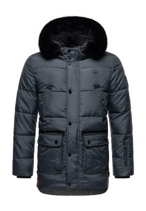 Wintermantel - mottled teal