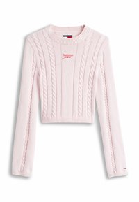 CABLE SCRIPT - Trui - precious pink