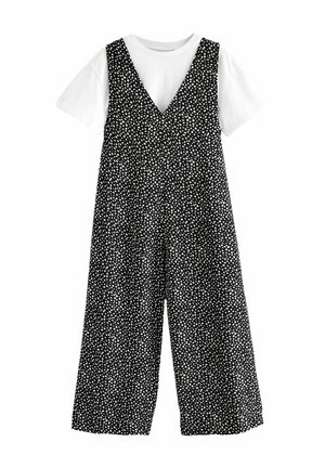 SET  - REGULAR FIT - Tuta jumpsuit - black white spot