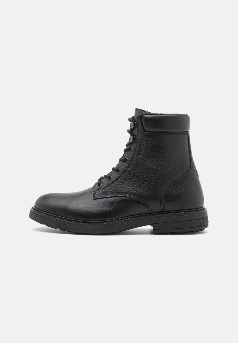 Tommy Hilfiger OUTDOOR WARM BOOT - Botines con cordones - black