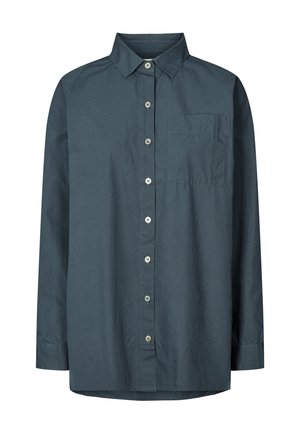 BELLA RAGLAN LONG - Camicia - denim blue