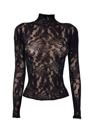 Calzedonia, POP FLORAL FISHNET - Blouse - black