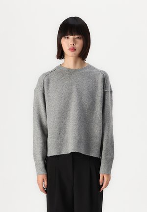 VMSERENA O NECK  - Striktrøje - medium grey melange