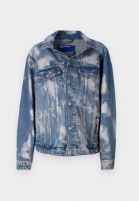 RELAXED-FIT BLEACHED DENIM - Farkkutakki - bleached denim
