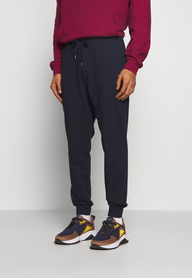 CLASSIC TRACKSUIT BOTTOMS TIME TO ACT - Tracksuit bottoms - royal blue