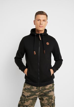 Sudadera con cremallera - black