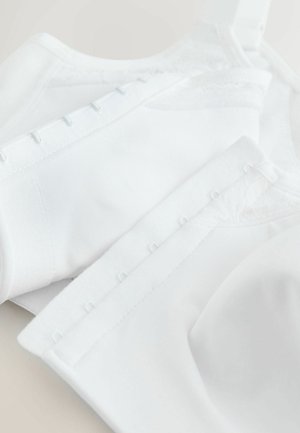 Next, REGULAR FIT - TOTAL SUPPORT FRONT FASTENING BACK SMOOTH & SUPPORT BRA  . - Alustoppi - white