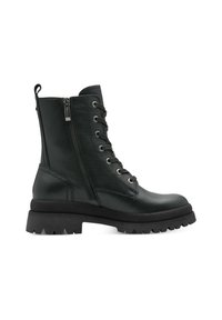 Tamaris Kotníkové boty na platformě - black leather