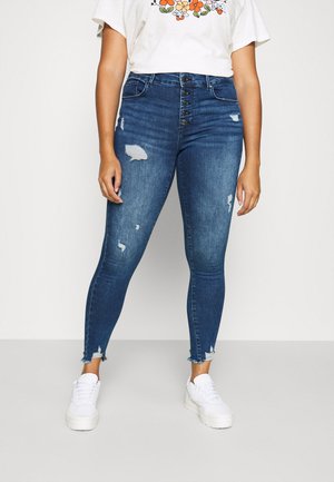 CARWILLY LIFE - Jeans Skinny Fit - dark blue denim