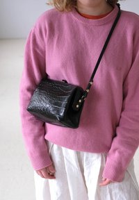 BALAGAN ROFE M - Borsa a tracolla - black croco