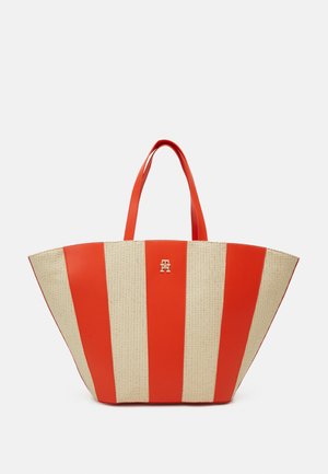 TRAVEL BEACH TOTE - Velk kabelka - deep orange mix