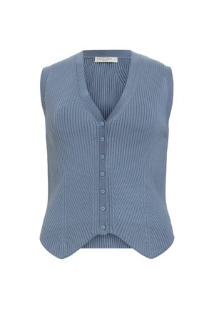 AllSaints CRUZ  - Waistcoat - flint grey