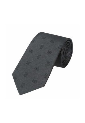 TRAUER 8 CM XXL PAISLEY - Krawatte - schwarz