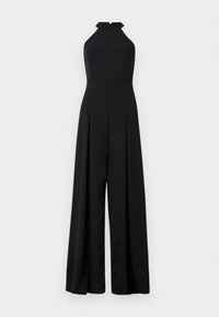 WEDDING LEILA HALTER NECK WIDE LEG JUMPSUIT - Lühikeste varrukatega bodi - black